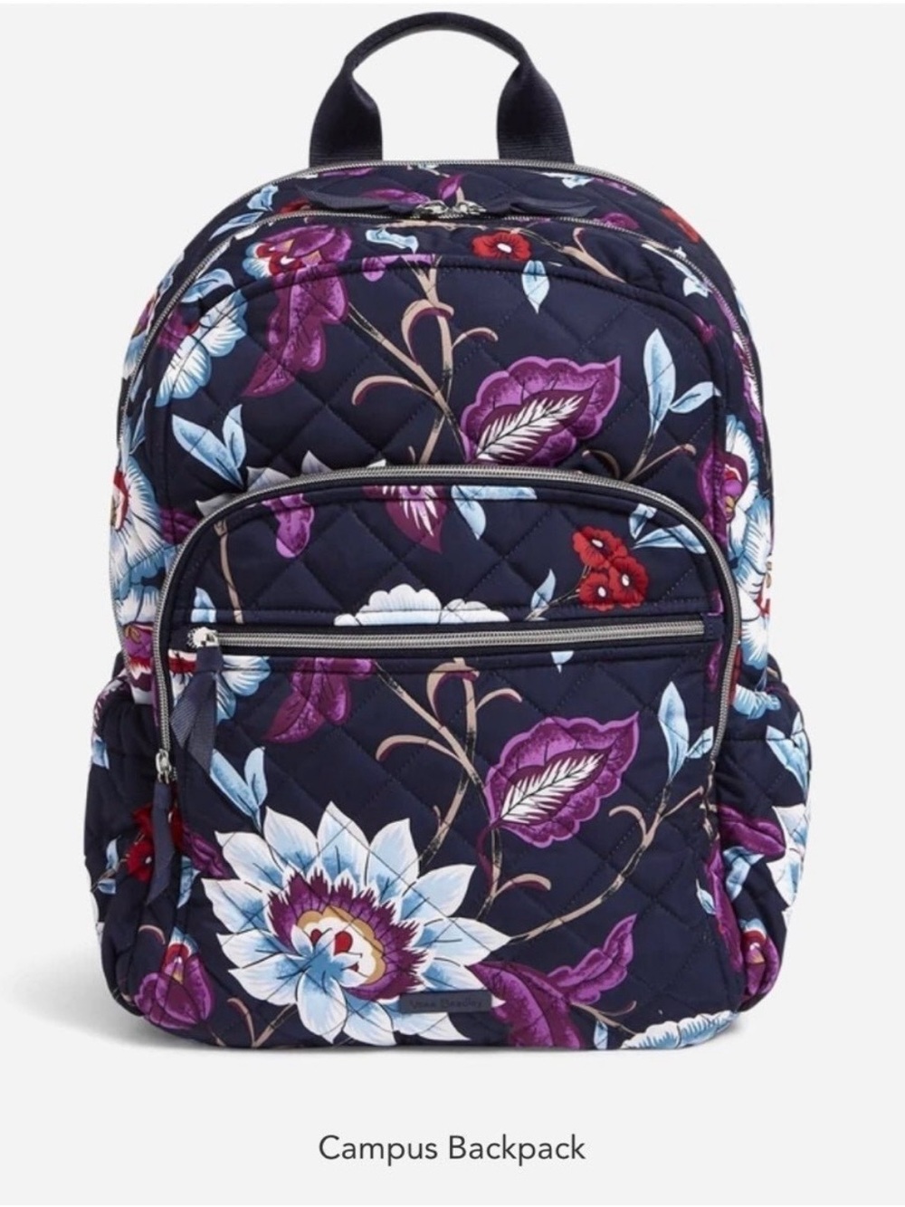 Vera Bradley Campus Backpack Performance Twill Mayfair in Bloom